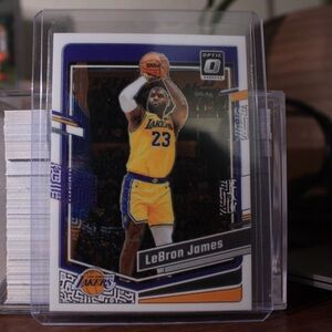 LEBRON JAMES 2023-24 Donruss Optic Base #65 - Los Angeles Lakers